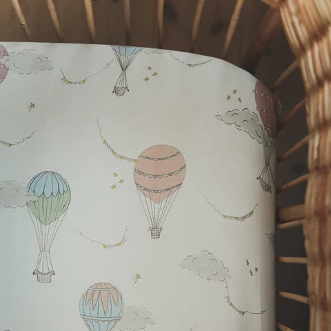 Crib Sheet - Sky Pink