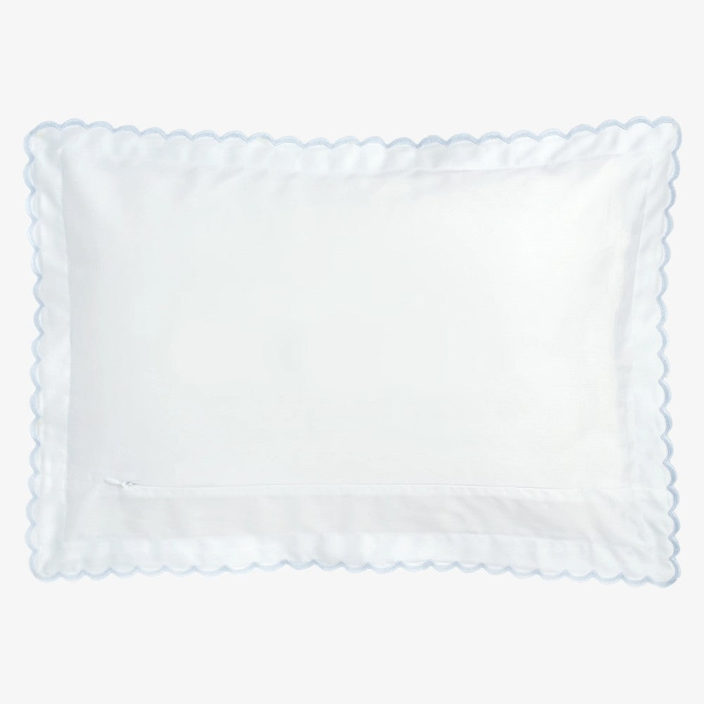 Toddler Pillowcase - Gingham Blue