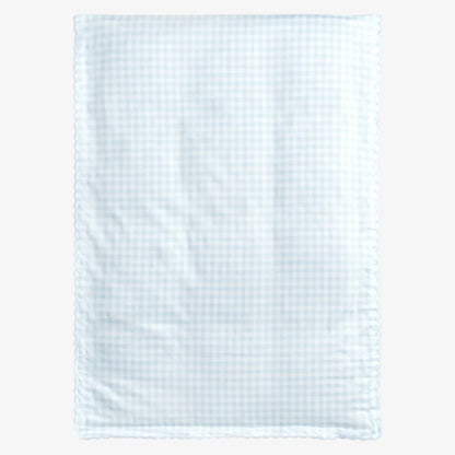 Baby Duvet Cover - Gingham Blue