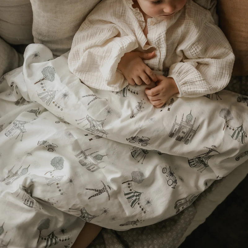 Baby Duvet Cover - Wonderland Aqua