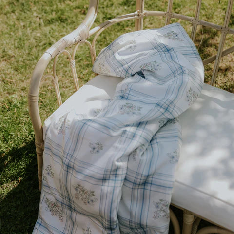 Baby Duvet Set - Fleur Stripe