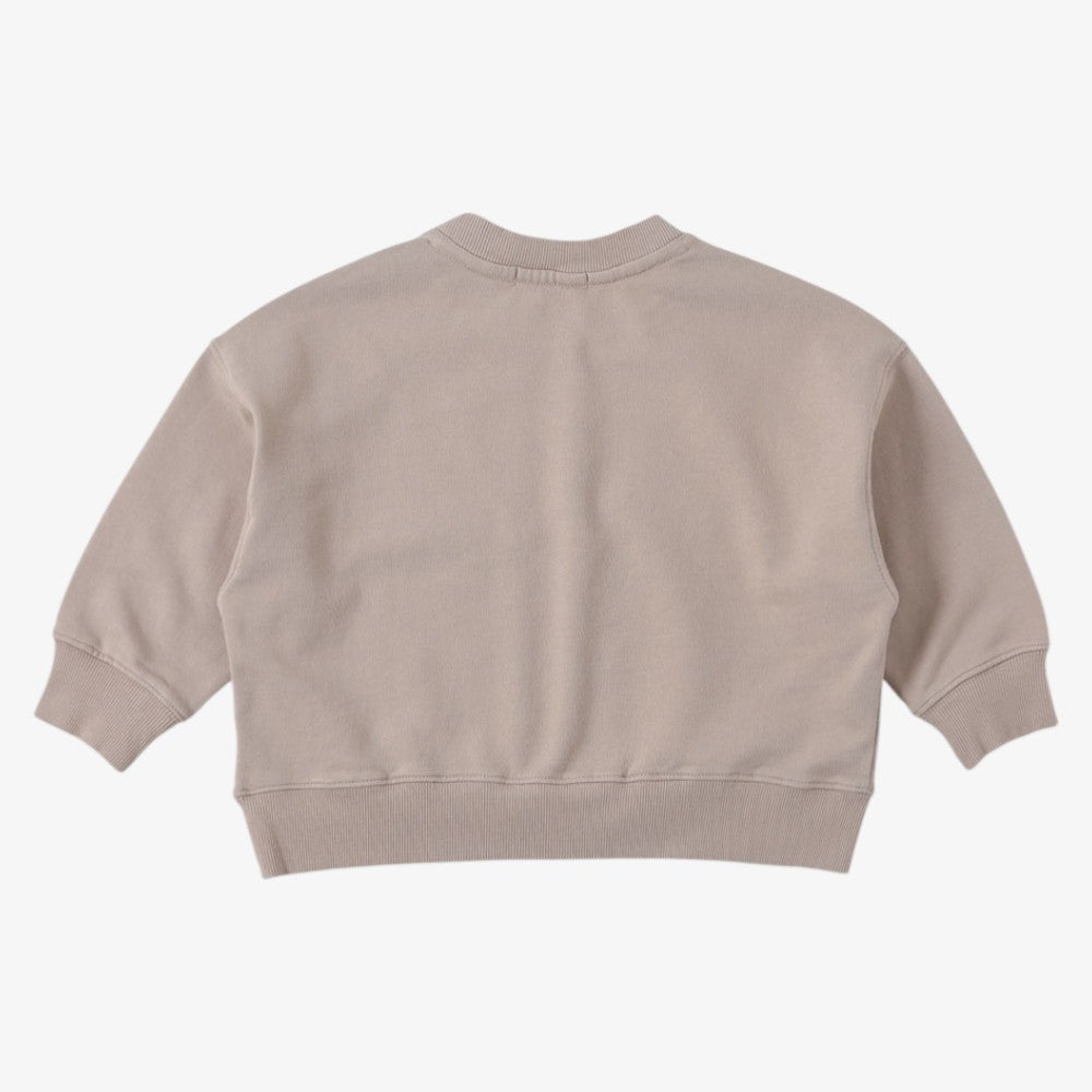 Oui Varsity Sweatshirt - Grayish Pink