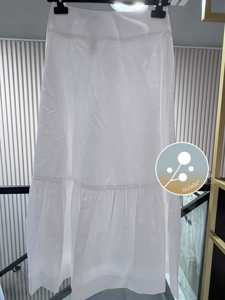 Yoke Skirt - White