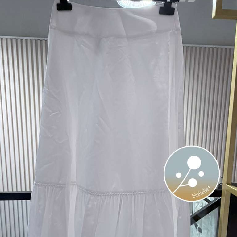 Yoke Skirt - White