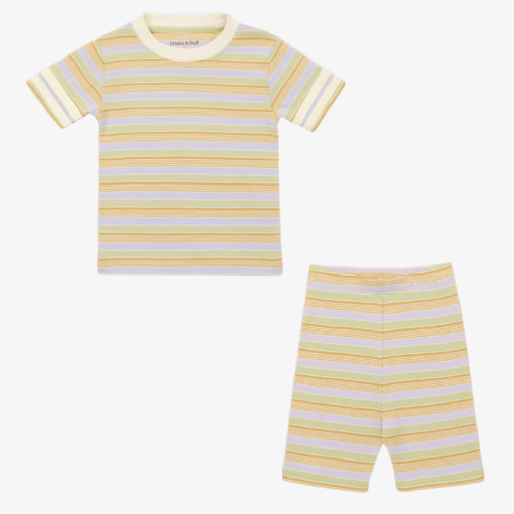 Bike Short - Avenue Stripe