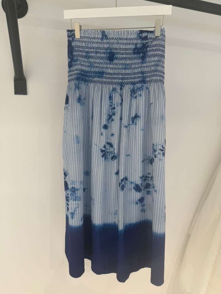 Waisted Skirt - Indigo