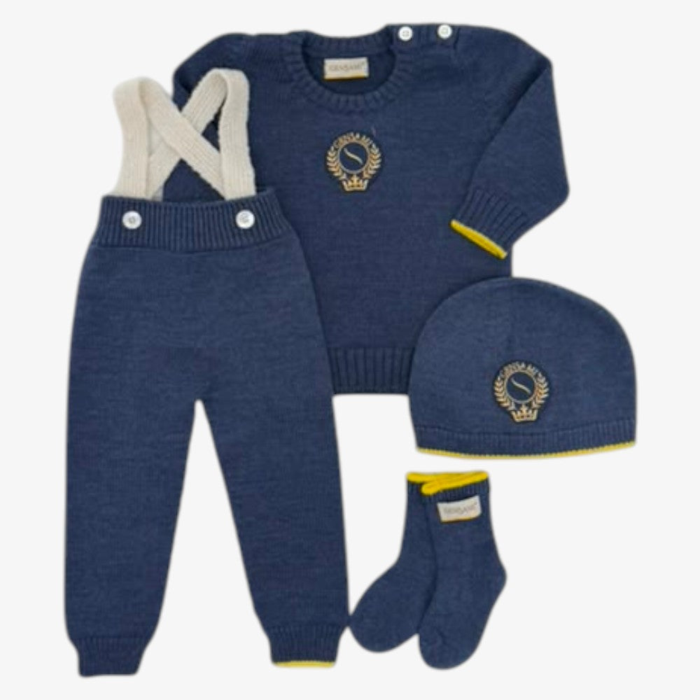 Wool Sweater - Navy