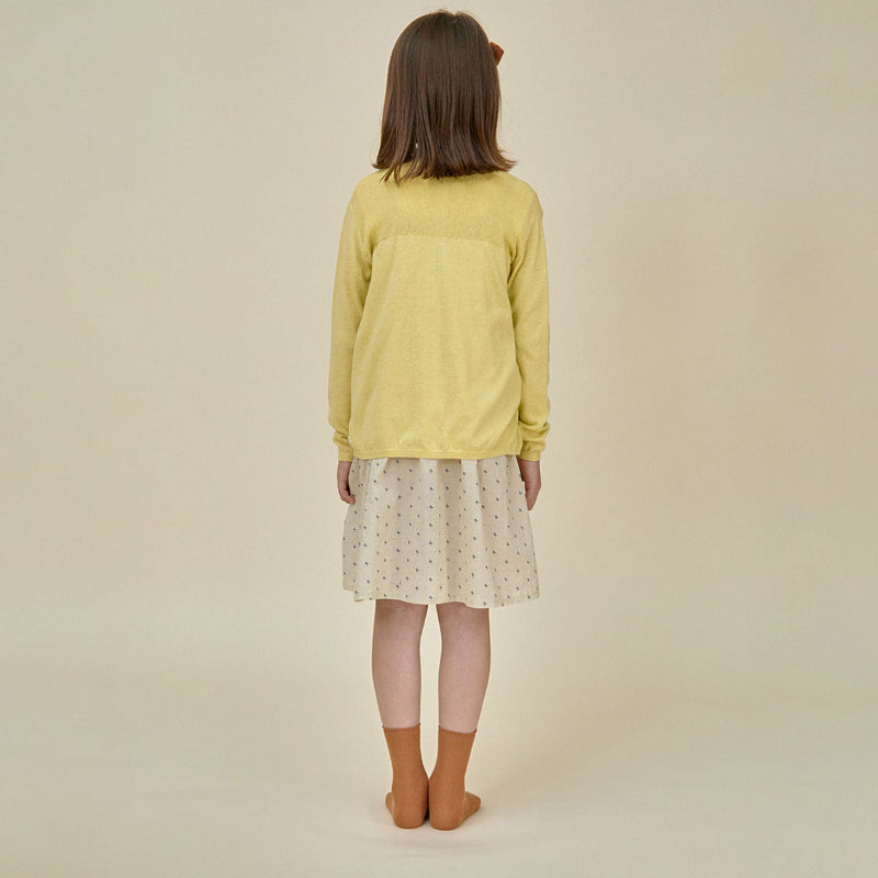 Lissom Knit Cardigan - Dusty Yellow