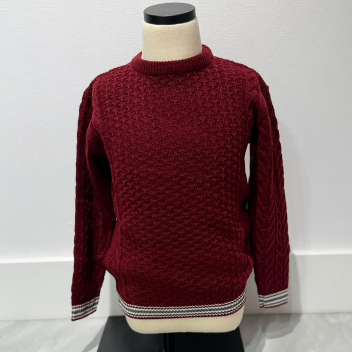 Crewneck Sweater - Bordeaux