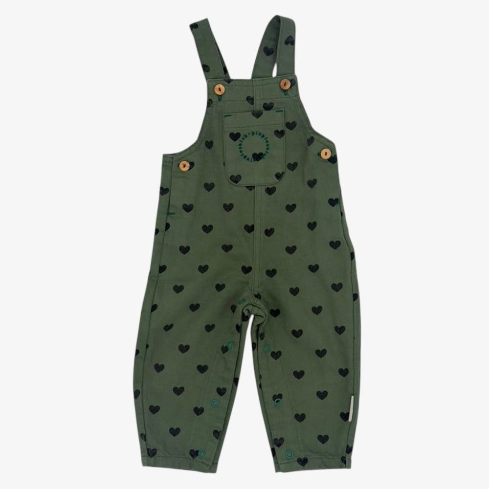 Heart Romper - Green