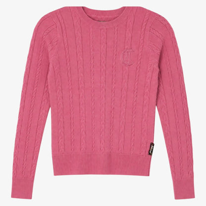 Cable Sweater - Pink