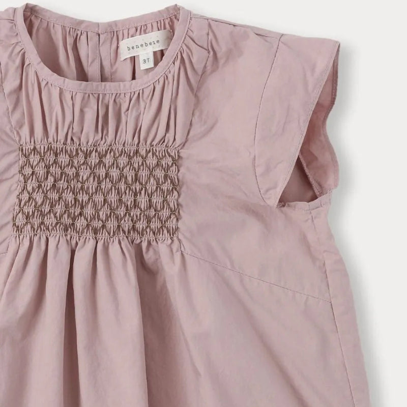Elin Smocking Dress - Pink