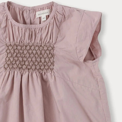 Elin Smocking Dress - Pink