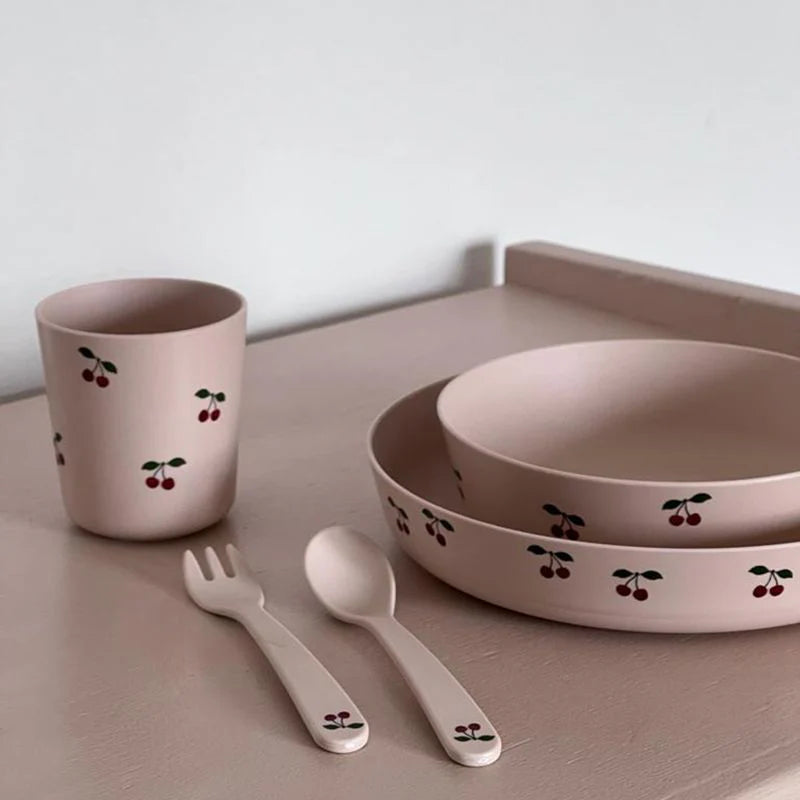 Pla Dinner Sets - Cherry