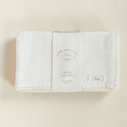 Crochet Burp Cloths - Milk
