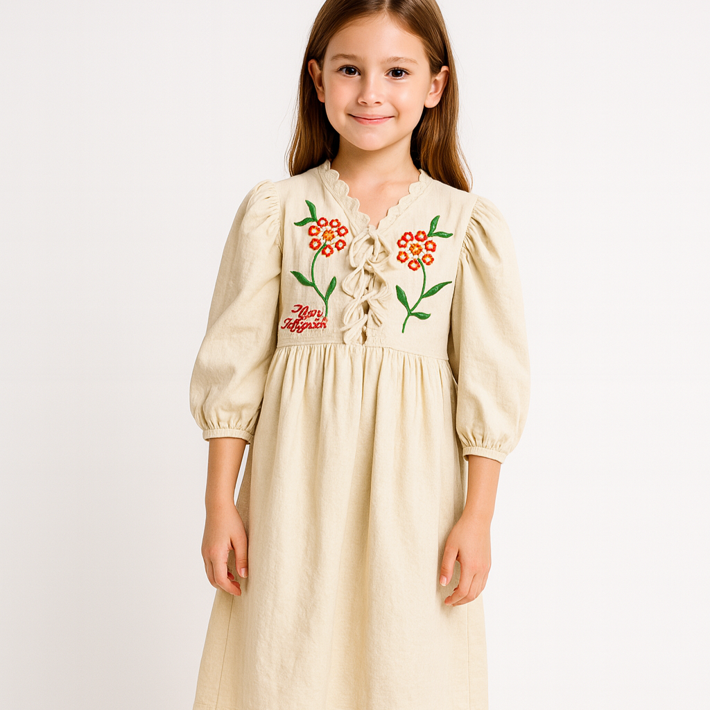 Angora Dress - Cream