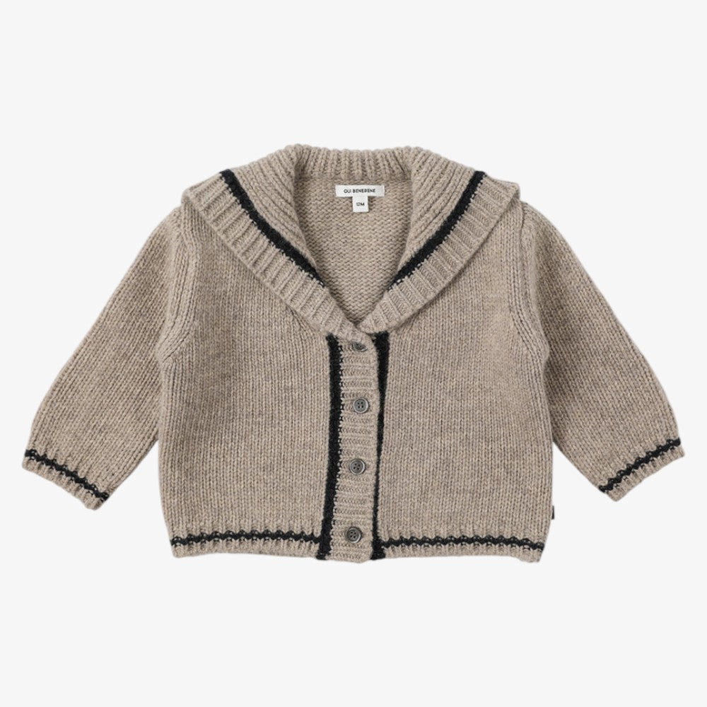 Marine Cardigan - Sand Beige
