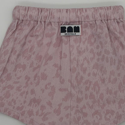 Leopard Shorts - Pink