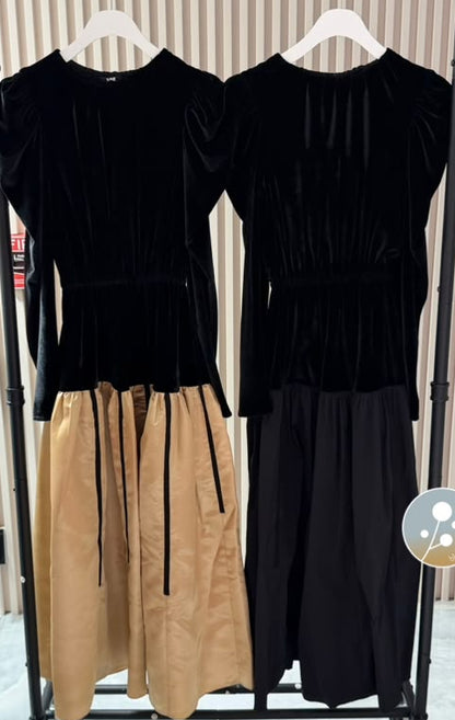 Luna Wave Dress - Black