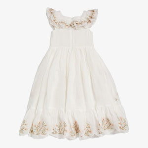 Petite Amalie Heirloom Embroidered Dress - Off White