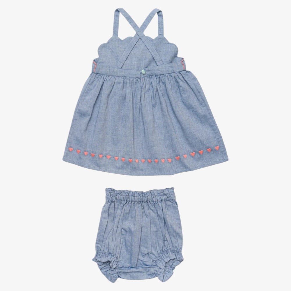 Alice Shirt And Bloomer - Sky