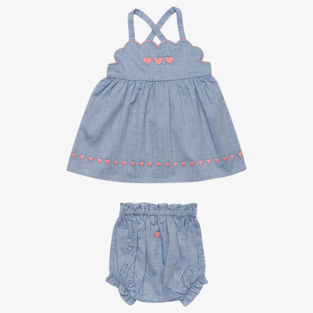Alice Shirt And Bloomer - Sky