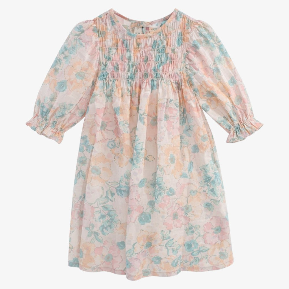 Jasemina Dress - Peach Flower