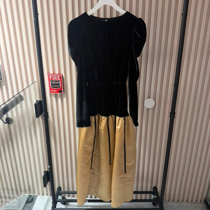 Luna Wave Dress - Gold