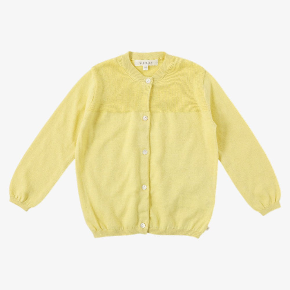 Lissom Knit Cardigan - Dusty Yellow