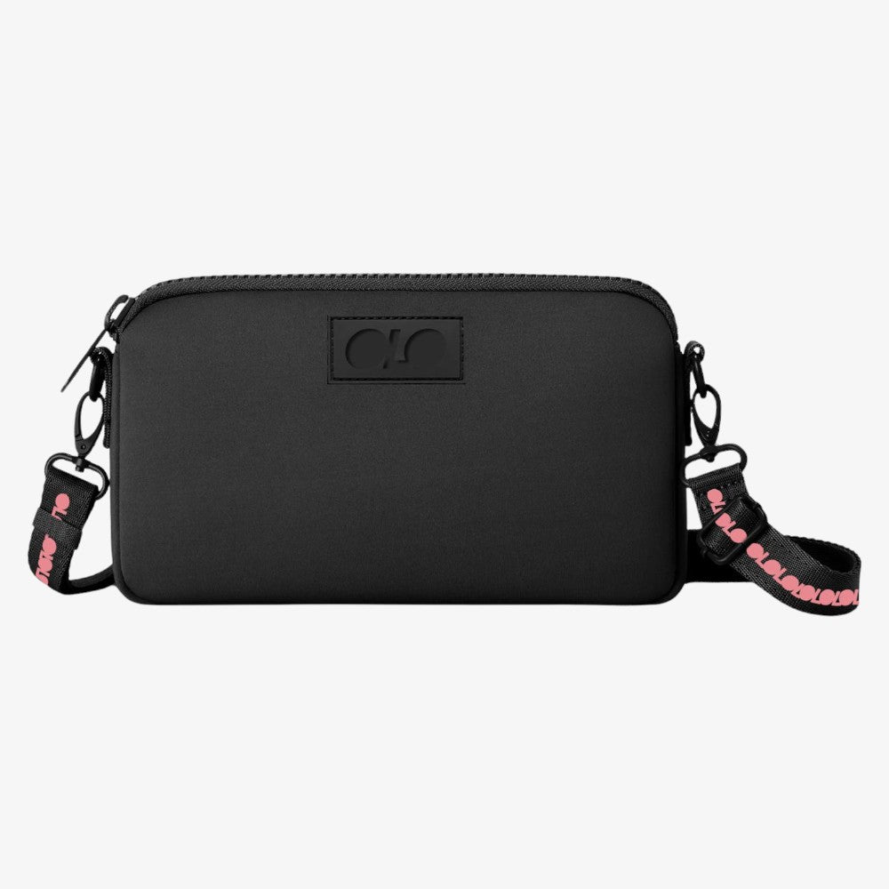 Black Crossbody - Fuschia