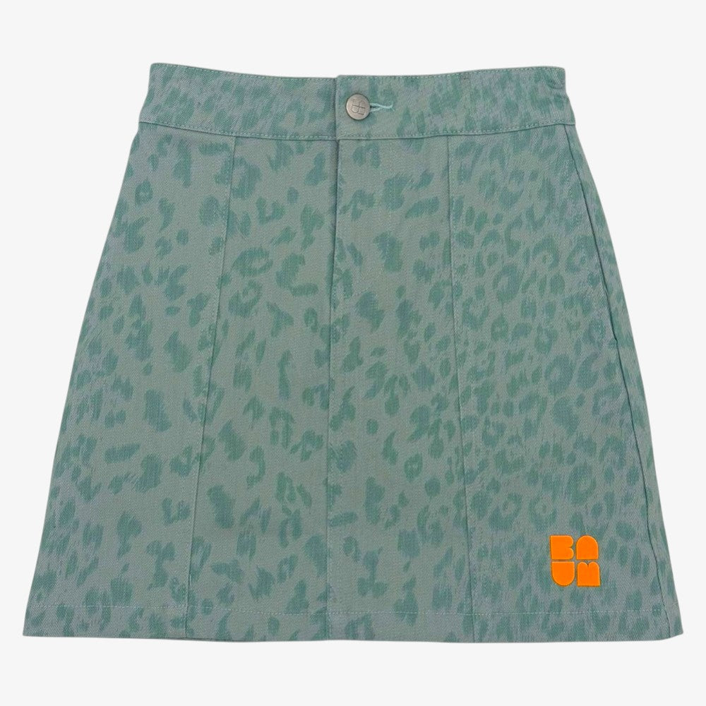 Leopard Skirt - Mint