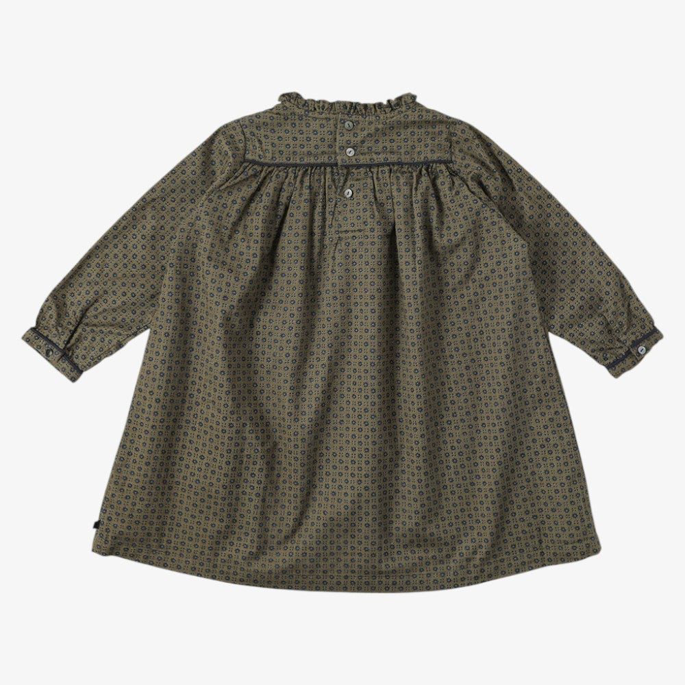 Lua Frill Dress - Khaki