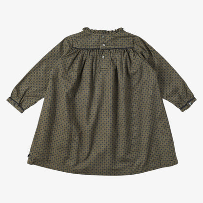 Lua Frill Dress - Khaki