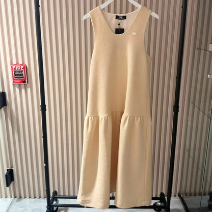 V Dress - Ivory