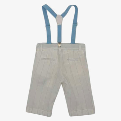 Stripe Shorts - White&amp;sky