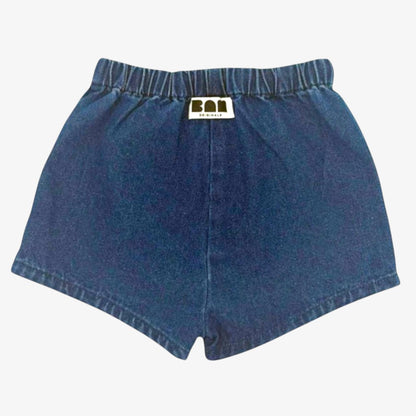 Leopard Shorts - Denim