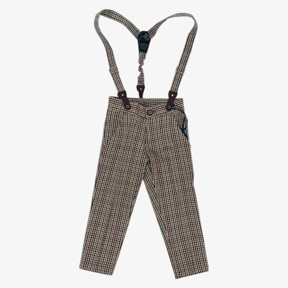 Suspender Pants - Bordeaux