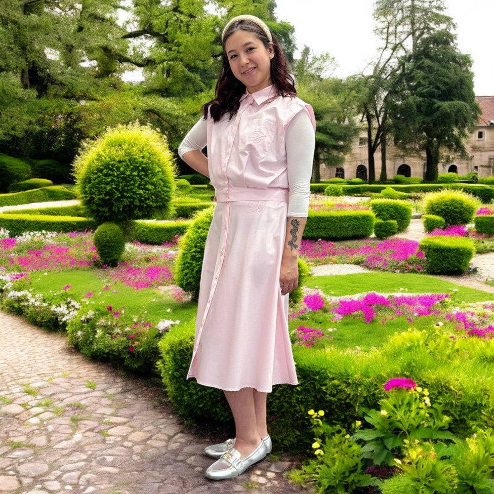 Embroidered Skirt - Peony