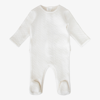 Knit Jacquard Take Me Home Set - Ivory