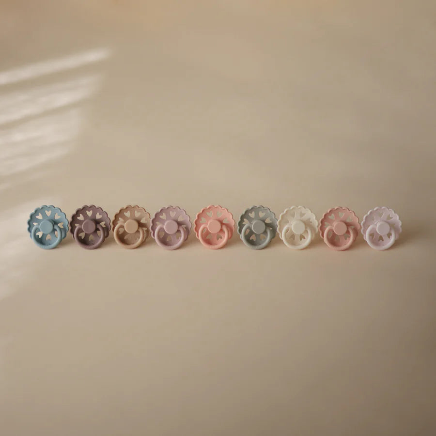 Andersen Pacifier 2 Pack - Cream &amp; Blush