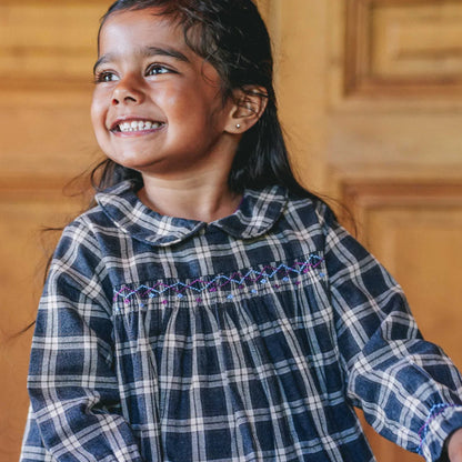 Augustine Dress - Tartan