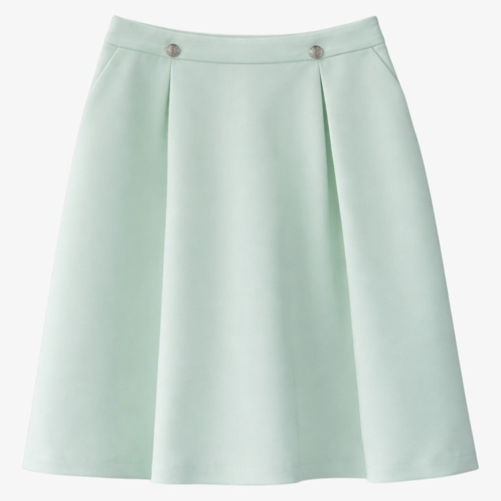 Pleat Skirt - Green