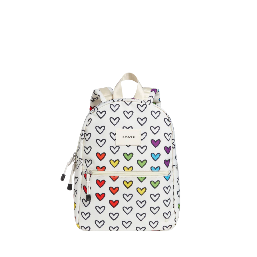 Kane Mini Backpack - Rainbow Hearts