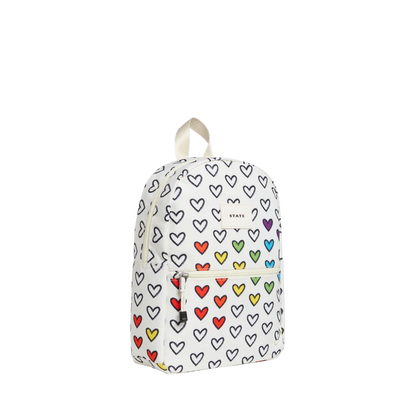 Kane Mini Backpack - Rainbow Hearts