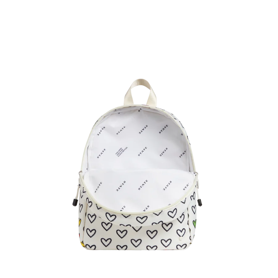 Kane Mini Backpack - Rainbow Hearts