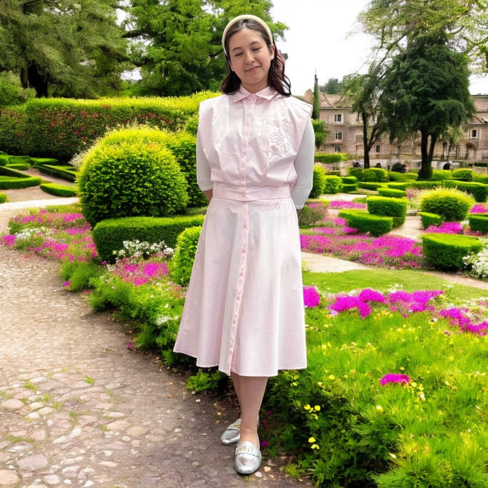 Embroidered Skirt - Peony