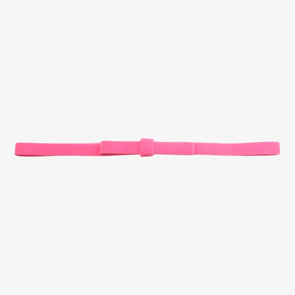 Velvet Headband - Hot Pink