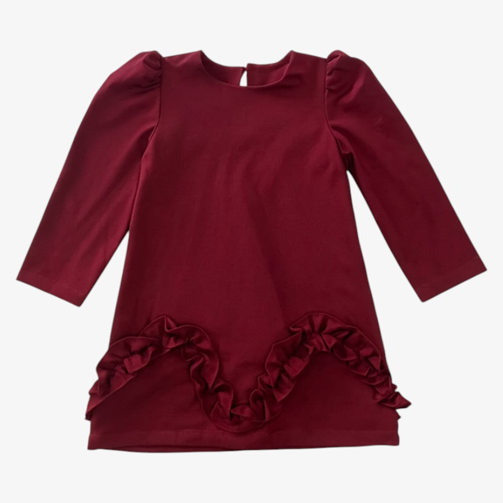 Georgia Dress - Bordeaux