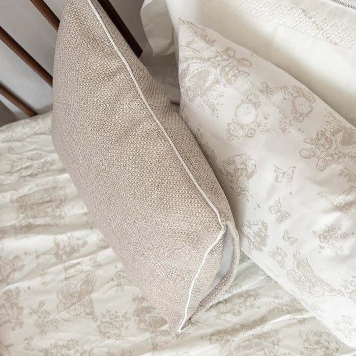 Safra Porter Crib Sheet Set - Taupe