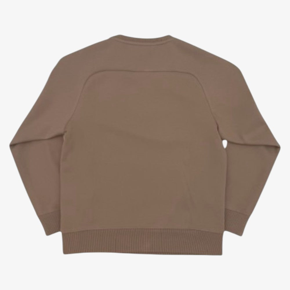 Oval Patch Sweatshirt - Taupe